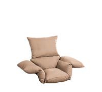 Chums Deeply Padded Comfort Cushion Soft Faux Suede Cover Sink into All-Round Cosy Comfort Pressure-Relieving Design for Unmatched Relaxation & Support Sand One Size