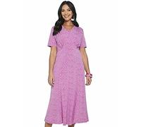 Chums Ladies 46 inch Length Spot Print Dress Rose 26