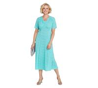 Chums Ladies 46 inch Length Spot Print Dress Turquoise 18
