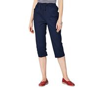 Chums Ladies Cotton Crop Trouser Navy 18