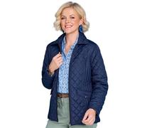 Chums Ladies Diamond Quilted Showerproof Jacket Navy 20