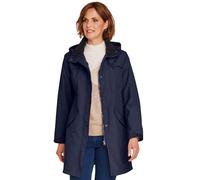 Chums Ladies Fleece Lined Waterproof Fabric Jacket 36 Inches Navy 10