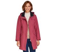 Chums Ladies Fleece Lined Waterproof Fabric Jacket 36 Inches Rose 14