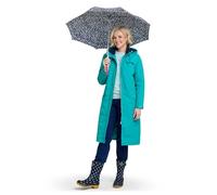 Chums Ladies Fleece Lined Waterproof Fabric Jacket 44 Inches Green 24