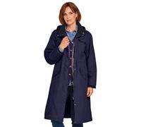 Chums Ladies Fleece Lined Waterproof Fabric Jacket 44 Inches Navy 14