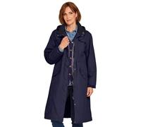 Chums Ladies Fleece Lined Waterproof Fabric Jacket 44 Inches Navy 16