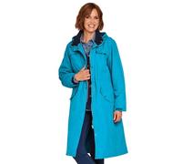 Chums Ladies Fleece Lined Waterproof Fabric Jacket 44 Inches Teal 14