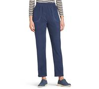 Chums Ladies Fleece Trousers with Elasticated Waist Zip Pockets Womens Pull On Trousers Navy 10