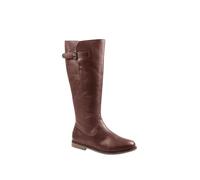 Chums Ladies Leather Zip Boots with Sherpa Fleece Lining