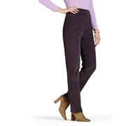 Chums Ladies Pull On Corduroy Trousers for Women Grey 12 Short