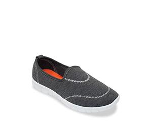 Chums Ladies Slip On Leisure Shoes with Contrast Insole, Memory Foam Comfort, Flexible Lightweight Walking Pumps/Trainers