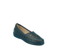 Chums Ladies Slip On Shoes Stylish Cut Out Design with Comfortable Cushioned Insole Breathable Design Flexible Sole Black 6 UK