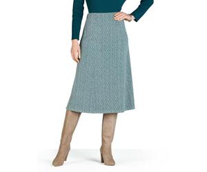 Chums Ladies Tweed Effect Skirt Length 27 Inches Teal 20
