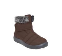 Chums Ladies Wide EE Fit Thermal Lined Touch Fasten Showerproof Boot | Women's Warm Winter Walking Boots, Comfortable Wider Fitting Shoes with Faux Fur Trim, Easy Open & Close Strap