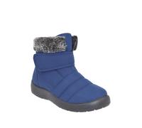 Chums Ladies Wide EE Fit Thermal Lined Touch Fasten Showerproof Boot | Women's Warm Winter Walking Boots, Comfortable Wider Fitting Shoes with Faux Fur Trim, Easy Open & Close Strap
