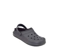 Chums Ladies Wide Fit Fleece Lined Slip On Clogs | Roomy E Fitting, Indoors & Outdoor Slipper, Warm Faux Fleece Lining, Waterproof Upper & Durable Grip Sole