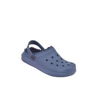 Chums Ladies Wide Fit Fleece Lined Slip On Clogs | Roomy E Fitting, Indoors & Outdoor Slipper, Warm Faux Fleece Lining, Waterproof Upper & Durable Grip Sole