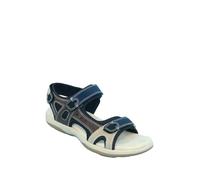 Chums Ladies Wide Fit Touch Fasten Walking Sandals - Cushioned Footbed, Textile Upper, Grip Sole, Adjustable Straps, UK Sizes 3-8 Navy 7