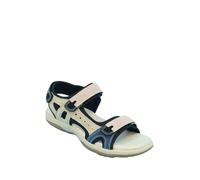 Chums Ladies Wide Fit Touch Fasten Walking Sandals - Cushioned Footbed, Textile Upper, Grip Sole, Adjustable Straps, UK Sizes 3-8 Beige 3