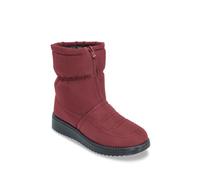 Chums Ladies Wide Fit Water-Resistant Front Zip Boots with Faux Fur Lining | Soft Insulated Lining, Showerproof Upper, Durable Outdoor Sole, Easy Pull-On Design, Size 4 - 8