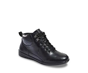 Chums Ladies Wide Fit Waterproof Leather Boot Black 5 UK