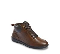 Chums Ladies Wide Fit Waterproof Leather Boots | Secure Fastening Outdoor Comfort Women's Walking Shoes with Cushioned Ankle Collar & Durable Grip Sole