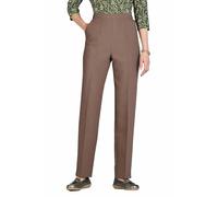 Chums Ladies Wool Touch Trousers with Elasticated Waist | Women's Timeless Classic Smart Pants with Back Comfort Panel & Slant Pockets in Crease Resistant Warm-Handle Fabric