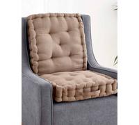 Chums Luxury Back & Seat Booster Cushion in Light Brown Chums Light Brown