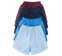 Chums Men's High Rise Boxer 5 Pack Plain Assorted 32-34