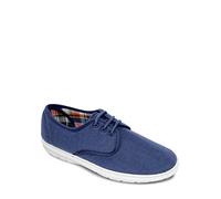 Chums Men's Canvas Wide Fit Lace Up Shoe Navy 7 UK