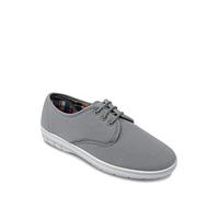 Chums Men's Canvas Wide Fit Lace Up Shoe Grey 13 UK