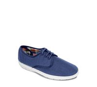 Chums Men's Canvas Wide Fit Lace Up Shoe Navy 11 UK