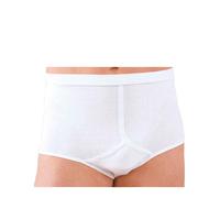 Chums Men's Classic 5 Pack Plain Briefs White 36-38