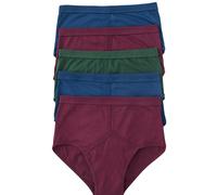 Chums Men's Classic 5 Pack Plain Briefs | Size: 3XL Chums Multicolor 3XL