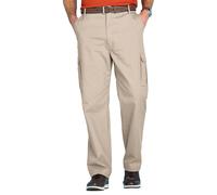 Chums Men's Cotton Cargo-Style Trousers in Off-White | Size: 40S Chums Off-White 40S