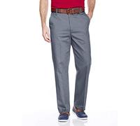 Chums Men's Cotton Chino Trouser - Durable and Practical Elasticated Waist Stretch Fabric Pants with Stain and Water-Resistance Grey 40W / 29L