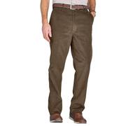 Chums Men's Cotton Corduroy Trouser Stylish & Comfortable Hidden Extra Waistband Pants Olive 42W / 27L