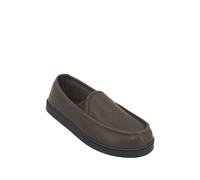 Chums Men's Dr Keller Faux Leather Slippers, Extra Wide Fit Easy Slip On Indoor in Brown | Size: 12 Chums Brown 12