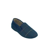 Chums Men's Dr Keller Slippers (Wide G Fit) Slip Ons with Memory Foam Insole & in Navy | Size: 10 Chums Navy 10