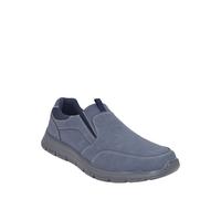 Dr Keller Wide Fit Slip On Trainer Shoe Lightweight Hybrid Shoes with Chums Navy 10