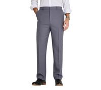 Chums Men's Easy Care Twill Side Elasticated Work Trousers with 2 Side & 1 Back Pocket Grey 46-48W / 31L
