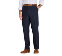 Chums Men's Easy Care Twill Side Elasticated Work Trousers with 2 Side & 1 Back in Navy | Size: 36R Chums Navy 36R