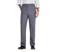 Chums Men's Easy Care Twill Side Elasticated Work Trousers with 2 Side & 1 Back Pocket Grey