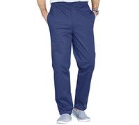 Chums Men's Easy Pull On Stretch HIGH-Rise Cotton Rugby Trousers Navy