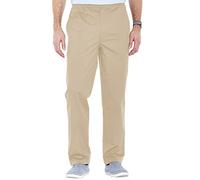 Chums Men's Easy Pull On Stretch HIGH-Rise Cotton Rugby Trousers Sand