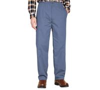 Chums Men's Fleece-Lined Elasticated Thermal Trousers Adjustable Drawcord & Comfort Waist Versatile for Work, Leisure, Indoor & Outdoor Activities Airforce 44W / 33L