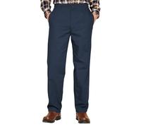 Chums Men's Fleece-Lined Elasticated Thermal Trousers Adjustable Drawcord & Comfort Waist Versatile for Work, Leisure, Indoor & Outdoor Activities Navy 46W / 29L