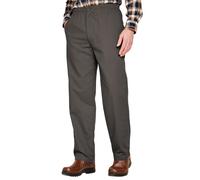 Chums Men's Fleece-Lined Elasticated Thermal Trousers Adjustable Drawcord & Comfort Waist Versatile for Work, Leisure, Indoor & Outdoor Activities Charcoal 42W / 33L