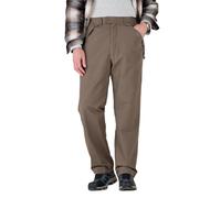 Chums Men's Fleece Lined Water Resistant Elasticated Waist Walking Trousers | Expandable Side Stretch Waistband Hiking Pants with Thermal Insulation and Closable Hook & Loop Pockets