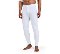 Chums Men's Heatguard Polyester Cotton Blend Thermal Long John Base Layer in White | Size: 4XL Chums White 4XL